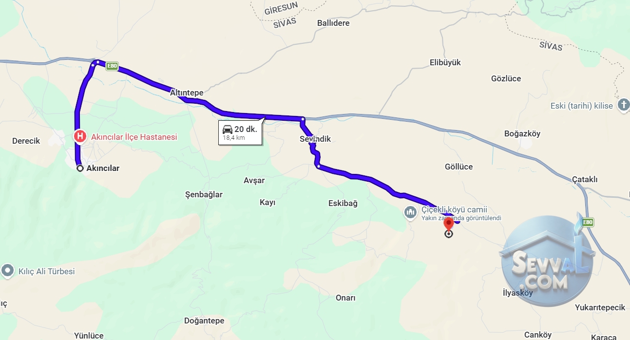 SİVAS AKINCILAR ÇİÇEKLİ KÖYÜNDE 1.718 M² TARLAMIZ SATILIKTIR. - Sivas Akıncılar fotoğraf 11