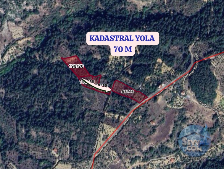 KÜTAHYA ŞAPHANE SUBAŞI KÖYÜNDE 2.217 M² TARLA SATILIKTIR - Kütahya Şaphane fotoğraf 6