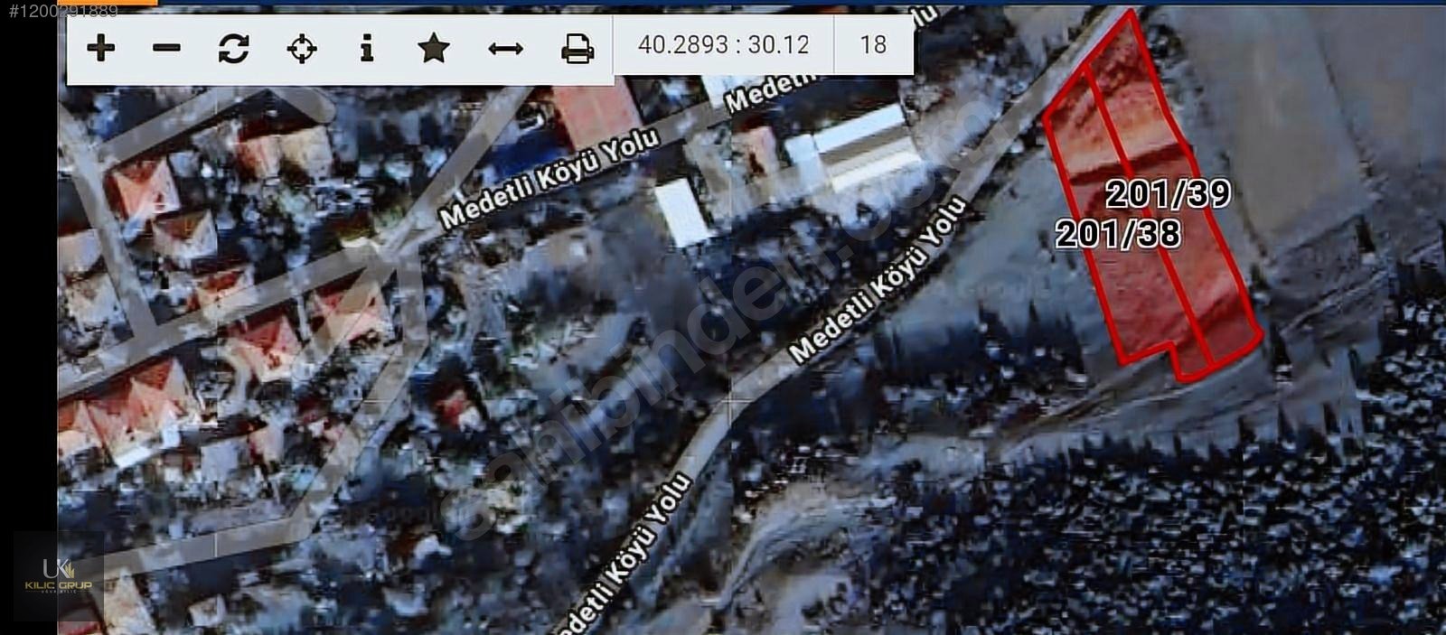 OSMANELİ MEDETLİ'DE YOLA VE ORMANA CEPHE 1035 M2 ARSA SATILIKTIR. - BİLECİK OSMANELİ fotoğraf 8