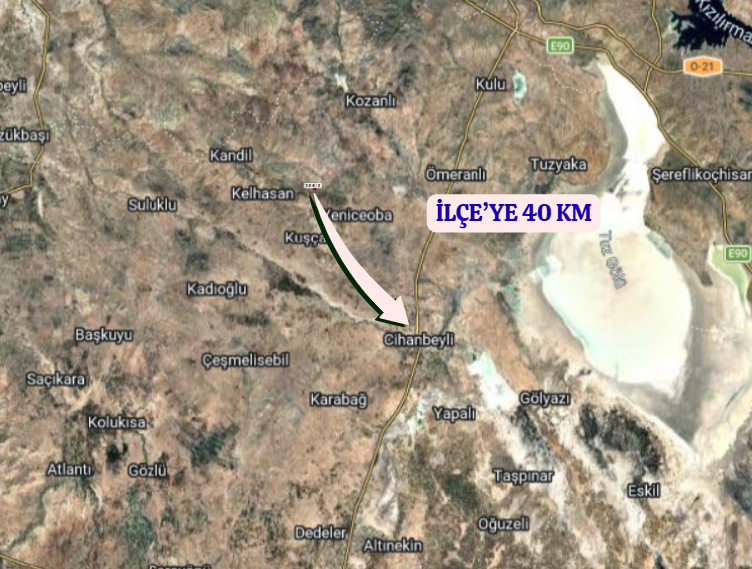 KONYA CİHANBEYLİ KÜTÜKUŞAĞI   KÖYÜNDE  1.927 M²  ARSA  SATILIKTIR - KONYA CİHANBEYLİ fotoğraf 8