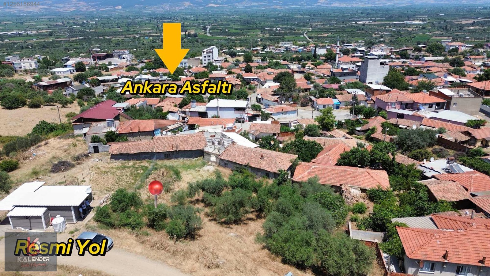 KALENDER EMLAK'TAN DERBENTTE KÖY İÇİ İMARIN DİBİNDE 300 M2 TARLA - MANİSA TURGUTLU fotoğraf 3