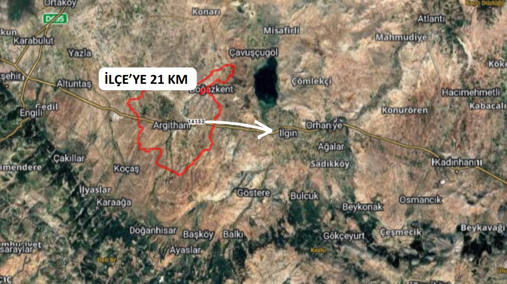 KONYA ILGIN ARGITHANI KÖYÜ'NDE 10.872 M² KÖYÜ'NDE TARLA SATILIK. - KONYA ILGIN fotoğraf 9