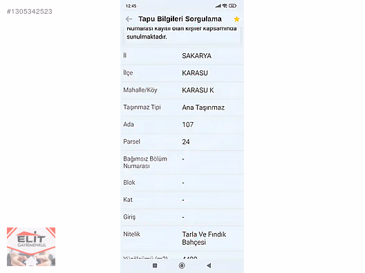 SAKARYA KARASUDA SATILIK 4400 M² PARSEL YOL SU ELEKTRİK - SAKARYA KARASU fotoğraf 29