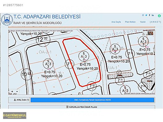 ADAPAZARI CAMİLİ MAH. KÖŞE BAŞI 852 M² KONUT ARSASI MANZARALI - SAKARYA ADAPAZARI fotoğraf 7