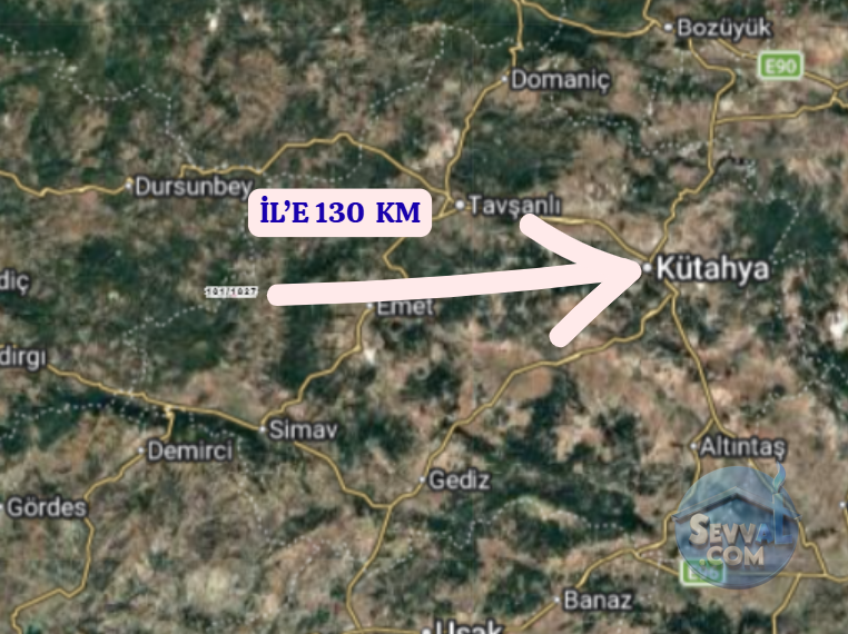 KÜTAHYA SİMAV HASANÖREN  KÖYÜNDE  1.323 M² TARLA  SATILIKTIR - KÜTAHYA SİMAV fotoğraf 6