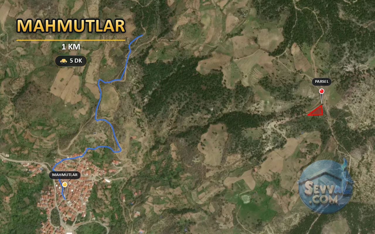 MANİSA DEMİRCİ MAHMUTLAR 1.640 m² SATILIK ARSA - MANİSA DEMİRCİ fotoğraf 6