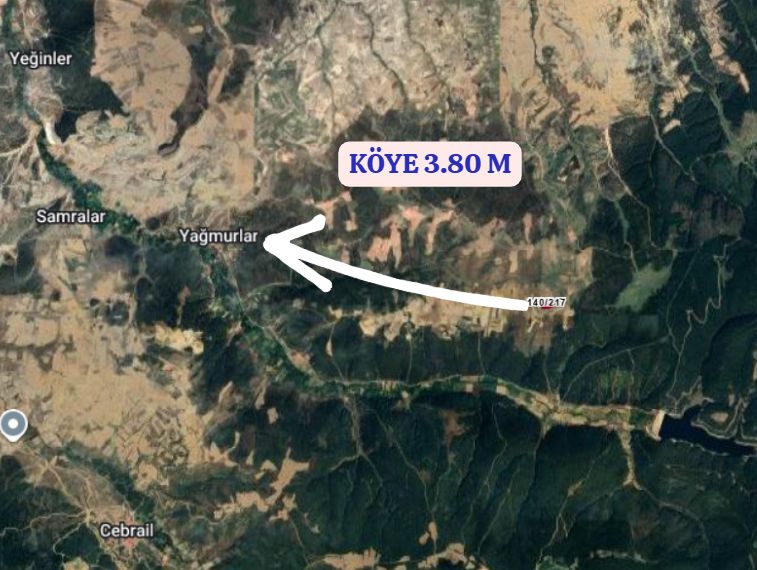 KÜTAHYA GEDİZ YAĞMURLAR  KÖYÜNDE 4.735 M²  TARLA  SATILIKTIR - KÜTAHYA GEDİZ fotoğraf 4