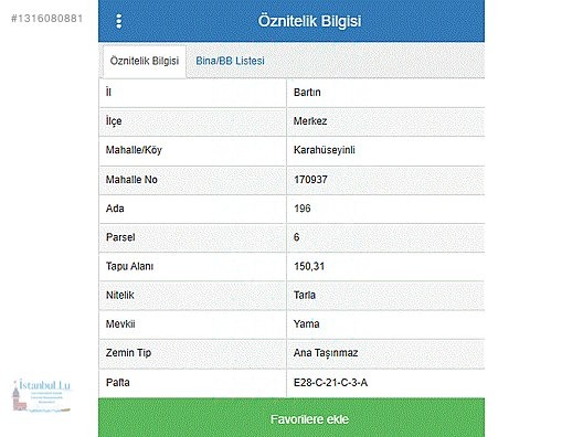 KADASTRAL YOLLU KÖYE YAKIN PARSELLER - BARTIN MERKEZ fotoğraf 6