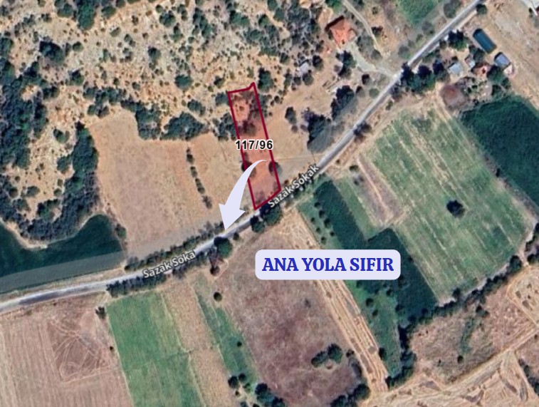 UŞAK SİVASLI SAZAK KÖYÜNDE 1.075 M² ARSA SATILIKTIR - UŞAK SİVASLI fotoğraf 4