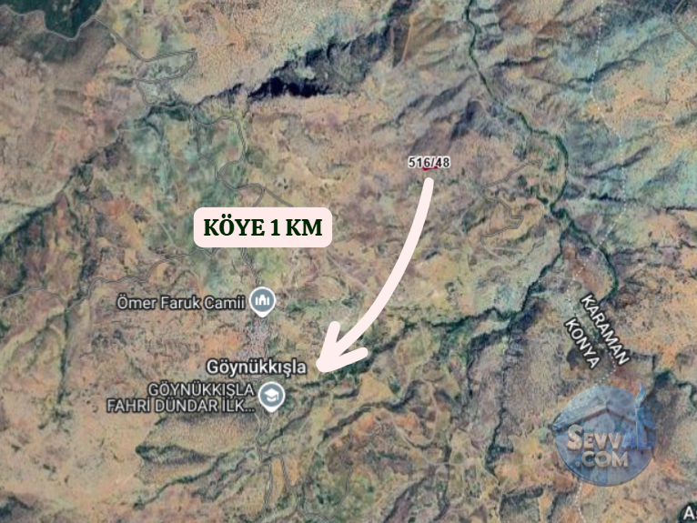 KONYA HADİM GÖYNÜKKIŞLA  KÖYÜNDE 4.741 M²  TARLA  SATILIKTIR - KONYA HADİM fotoğraf 4