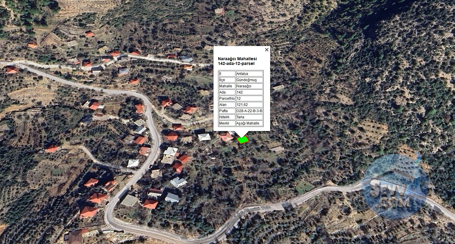 ANTALYA GÜNDOĞMUŞ NARAAĞCI'NDA KÖYİÇİ İMARLI 121 M² SATILIKTIR. - Antalya Gündoğmuş fotoğraf 8