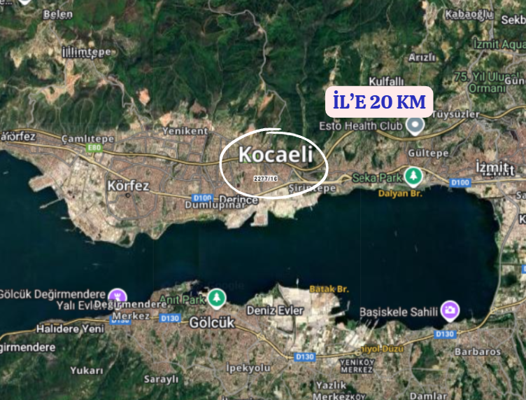 KOCAELİ DERİNCE ÇENEDAĞ  MAHALLESİNDE 145 M² TARLA SATILIKTIR - KOCAELİ DERİNCE fotoğraf 6