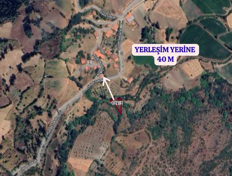 BALIKESİR BİGADİÇ KIZILÇUKUR KÖYÜNDE  578  M² ARSA  SATILIKTIR - BALIKESİR BİGADİÇ fotoğraf 4