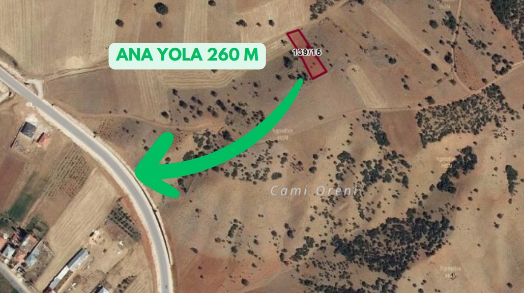 KONYA GÜNEYSINIR KAYAAĞZI 1.161 M² TARLAMIZ SATILIKTIR - KONYA GÜNEYSINIR fotoğraf 3