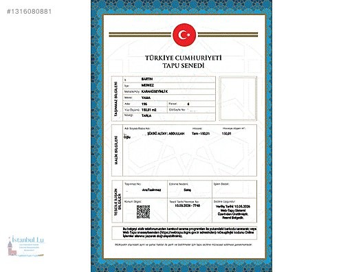 KADASTRAL YOLLU KÖYE YAKIN PARSELLER - BARTIN MERKEZ fotoğraf 7