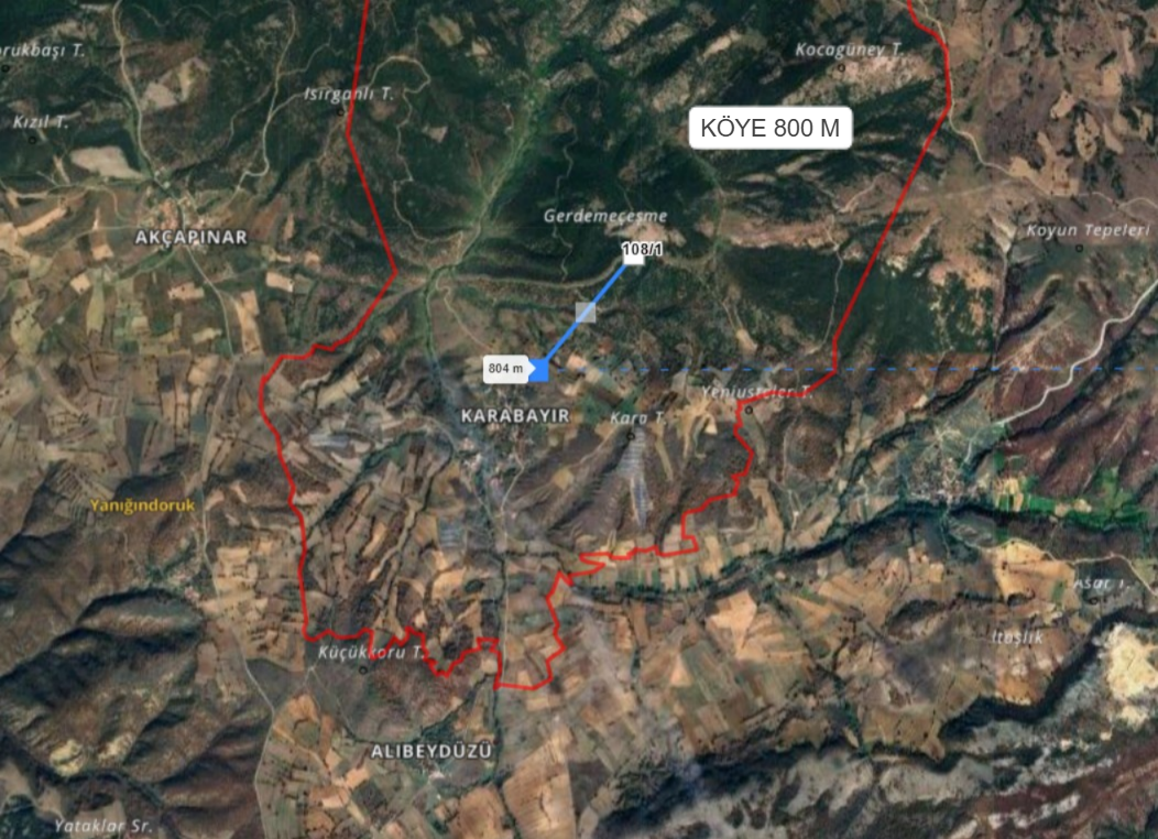 BİLECİK BOZÜYÜK KARABAYIR  KÖYÜ’NDE 1.751 M² TARLA SATILIKTIR - BİLECİK BOZÜYÜK fotoğraf 4