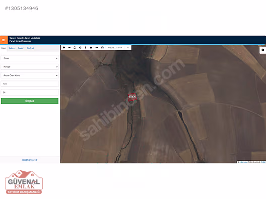 1357M2 TEK TAPULU ÇOK UYGUN FİYATLI ARAZİ - SİVAS KANGAL fotoğraf 4