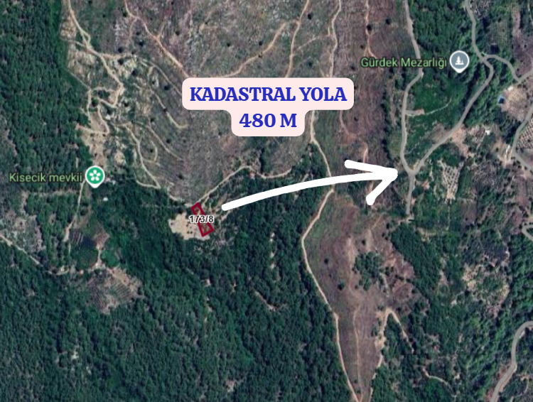 ANTALYA KUMLUCA KARACAÖREN  KÖYÜNDE 1.385 M²  TARLA  SATILIKTIR - ANTALYA KUMLUCA fotoğraf 3