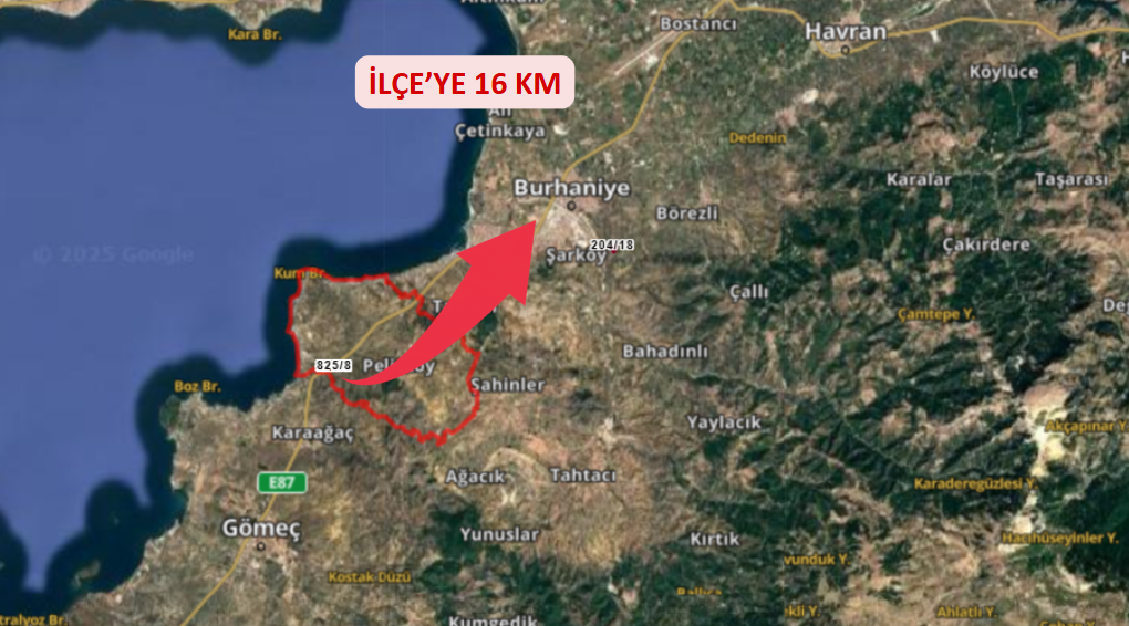 BALIKESİR BURHANİYE PELİTKÖY KÖYÜNDE 496 M² ZEYTİNLİK SATILIKTIR. - BALIKESİR BURHANİYE fotoğraf 5