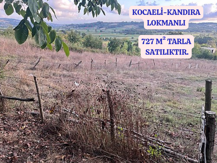 KOCAELİ KANDIRA LOKMANLI   KÖYÜNDE 727 M²  TARLA  SATILIKTIR - KOCAELİ KANDIRA fotoğraf 2