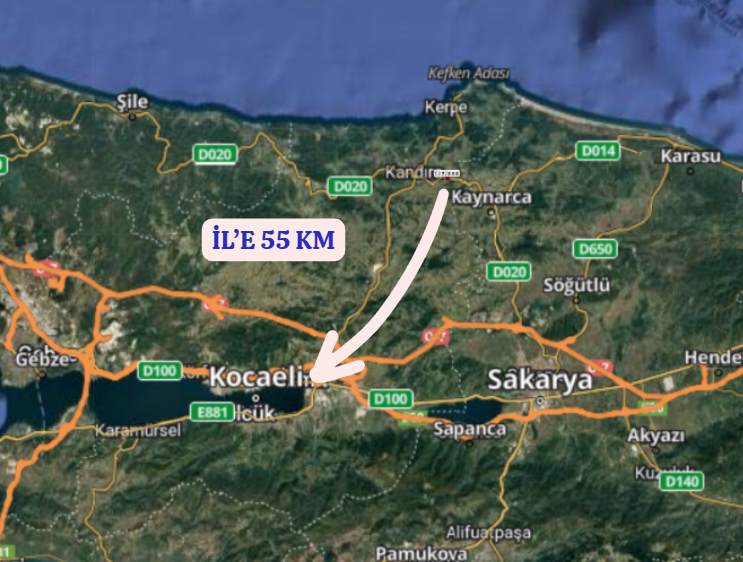 KOCAELİ KANDIRA  BALCI   KÖYÜNDE 172  M²  TARLA  SATILIKTIR - KOCAELİ KANDIRA fotoğraf 7