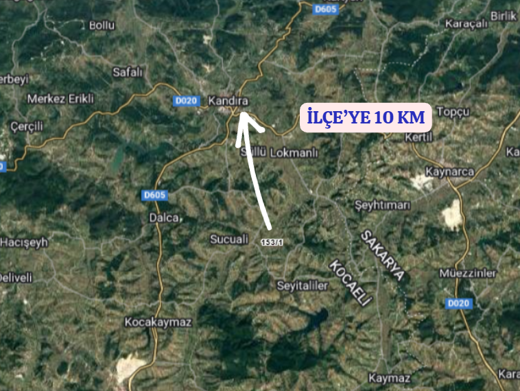 KOCAELİ KANDIRA SİNANLI BİLALLI   KÖYÜNDE  583  M²  TARLA SATILIKTIR - KOCAELİ KANDIRA fotoğraf 5