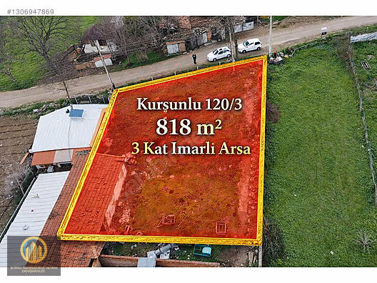 KURŞUNLUDA 3 KAT İMARLI, 6-8 DAİRE POTANSİYELLİ YATIRIMLIK ARSA - BURSA İNEGÖL fotoğraf 8