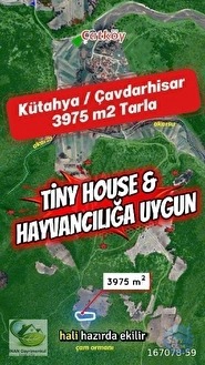 🚨 ÇAVDARHİSAR'DA 3.975 M² TİNY HOUSE VE HAYVANCILIĞA UYGUN FIRSAT ARAZİ 🚨 - KÜTAHYA ÇAVDARHİSAR fotoğraf 4