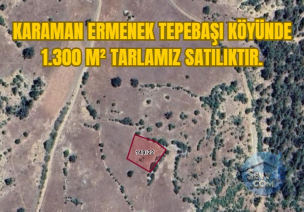 KARAMAN ERMENEK TEPEBAŞI KÖYÜNDE 1.300 M² TARLAMIZ SATILIKTIR. - Karaman Ermenek fotoğraf 5