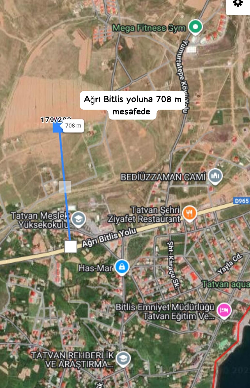 Tatvan karşıyaka mahallesinin en güzel arsası Köşebaşı 500 M²  - BİTLİS TATVAN fotoğraf 2
