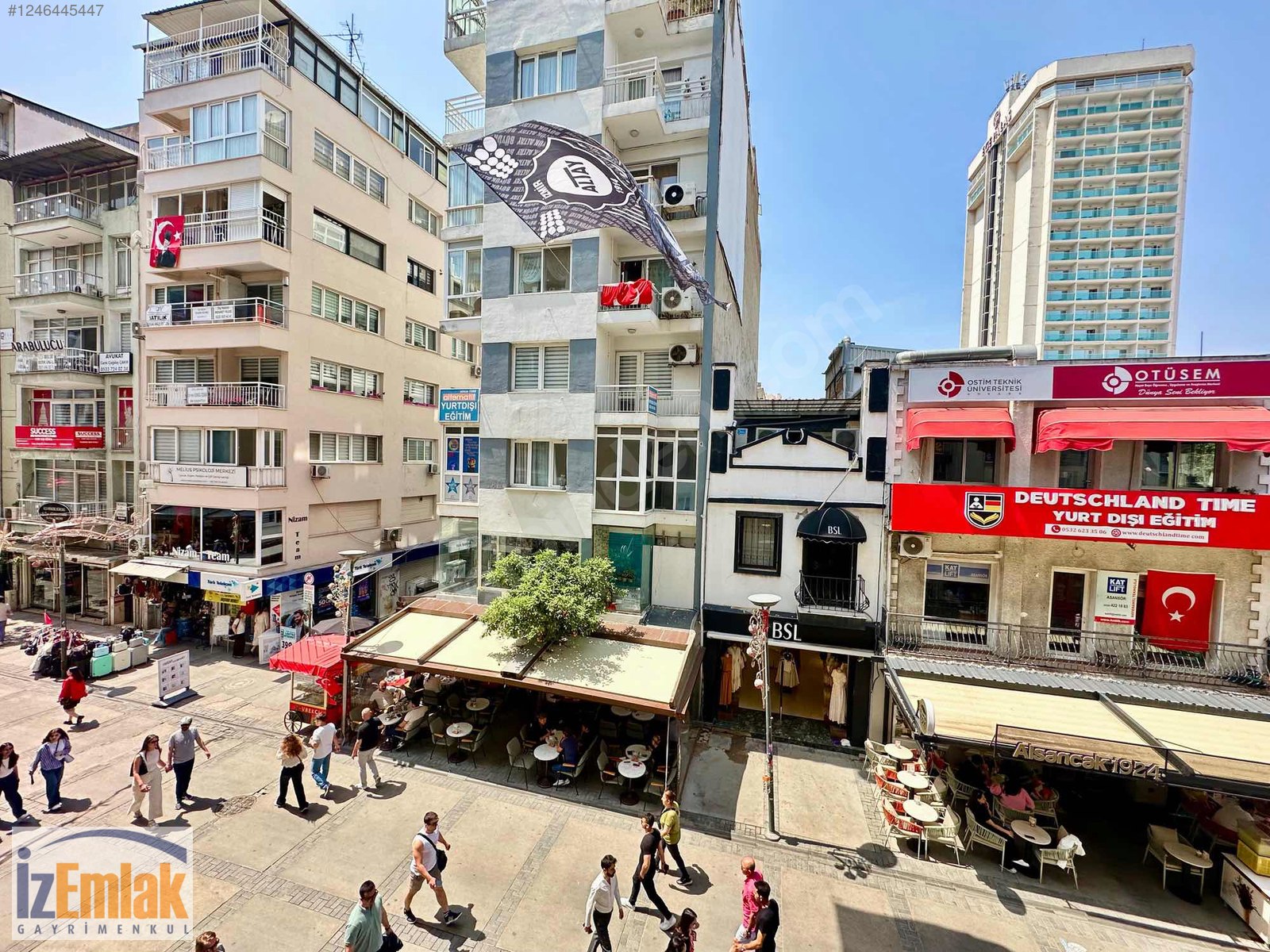 İz Emlak Kıbrıs Şehitlerinde Çok İyi Köşe Konumda 95 m2 Ofis - İZMİR KONAK fotoğraf 4