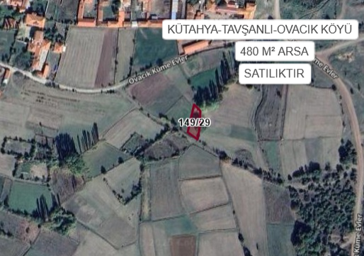 KÜTAHYA TAVŞANLI OVACIK KÖYÜ’NDE 480 M² ARSA SATILIKTIR - KÜTAHYA TAVŞANLI fotoğraf 2