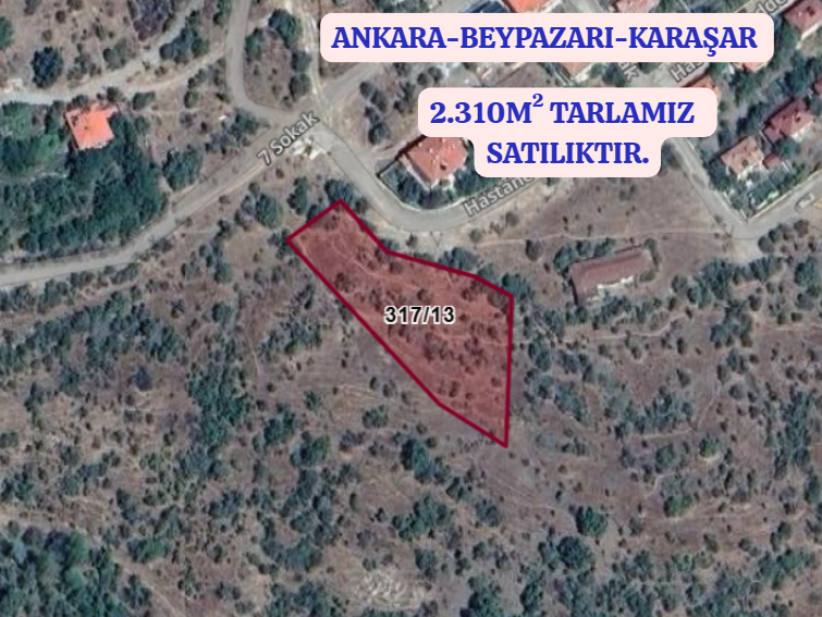 ANKARA  BEYPAZARI KARAŞAR KÖYÜNDE 2.310 M² TARLAMIZ SATILIKTIR - ANKARA BEYPAZARI fotoğraf 2