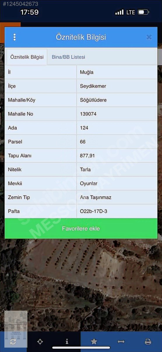 Köy içi imarlı Fırsat - MUĞLA SEYDİKEMER fotoğraf 3