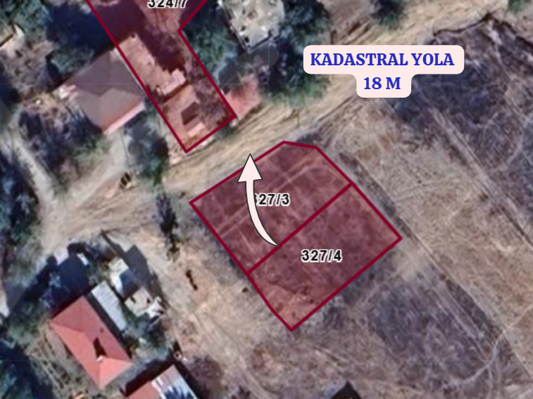 K.MARAŞ ONİKİŞUBAT HACIMUSTAFA KÖYÜNDE 507 M² ARSA SATILIKTIR - KAHRAMANMARAŞ ONİKİŞUBAT fotoğraf 3