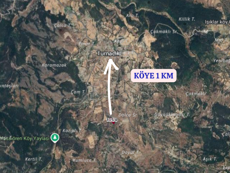 BALIKESİR DURSUNBEY DURNACIK   KÖYÜNDE 5.242  M² TARLA  SATILIKTIR - BALIKESİR DURSUNBEY fotoğraf 4