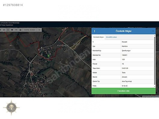KANDIRA ŞEREFSUNGUR'DA 5621m2 ASFALT CEPHE HARİKA ÇİFTLİK YERİ - KOCAELİ KANDIRA fotoğraf 3