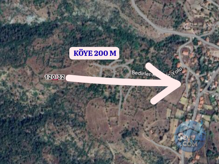 KÜTAHYA SİMAV BEDİRLER  KÖYÜNDE  248 ,86 VE 250 M²  TARLA SATILIKTIR - KÜTAHYA SİMAV fotoğraf 6