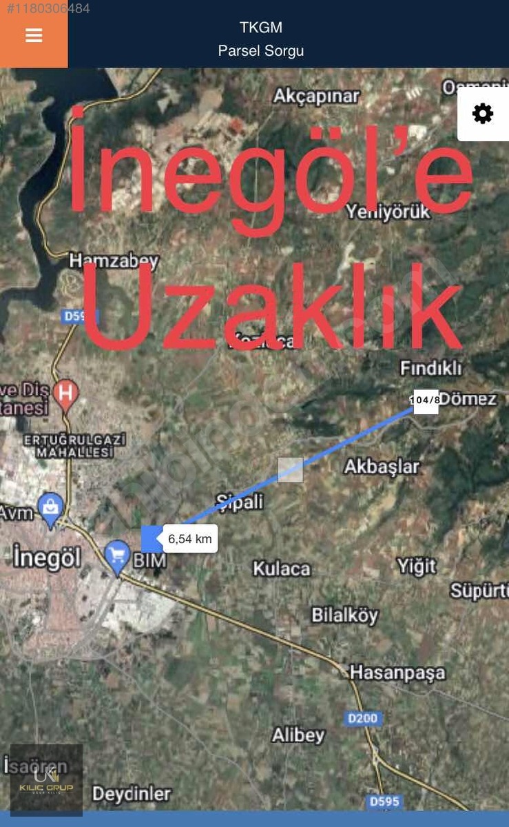 İnegöl'de Manzaralı,Yollu Arazi - BURSA İNEGÖL fotoğraf 19