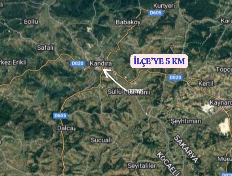 KOCAELİ KANDIRA LOKMANLI   KÖYÜNDE 727 M²  TARLA  SATILIKTIR - KOCAELİ KANDIRA fotoğraf 7