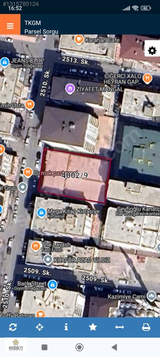 EMLAK 72 'DEN GAP'TA SATILIK ARSA VE DÜKKAN - BATMAN MERKEZ fotoğraf 13