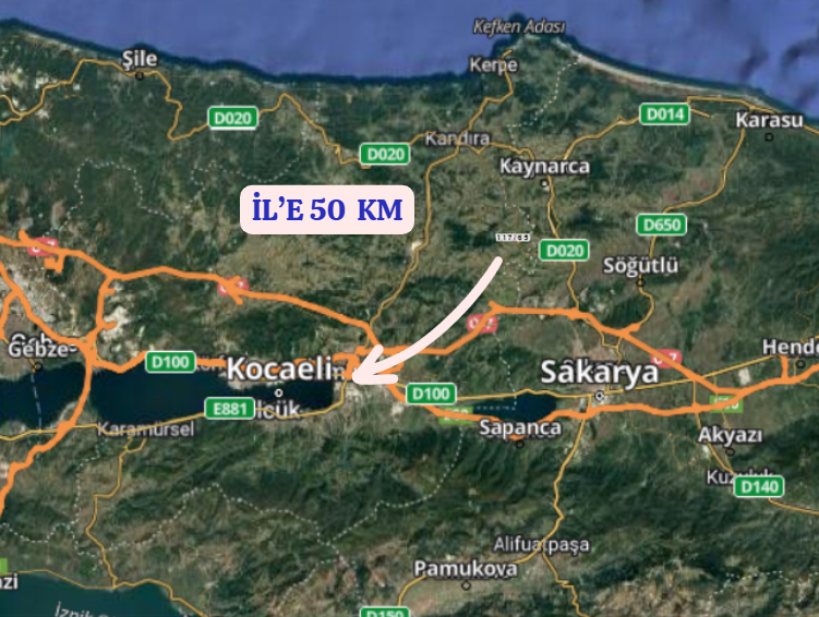 KOCAELİ KANDIRA  MÜLKÜŞEHSUVAR  KÖYÜNDE 214 M²  BAHÇE  SATILIKTIR - KOCAELİ KANDIRA fotoğraf 7