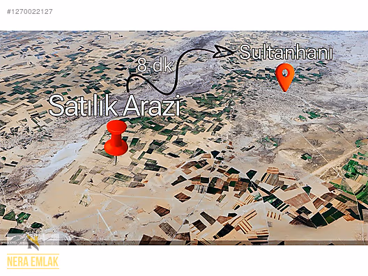 SULTANHANI'NA 8dk.MESAFEDE KÖŞE PARSELDE TEK TAPU 10.000m2 TARLA - AKSARAY SULTANHANI fotoğraf 8