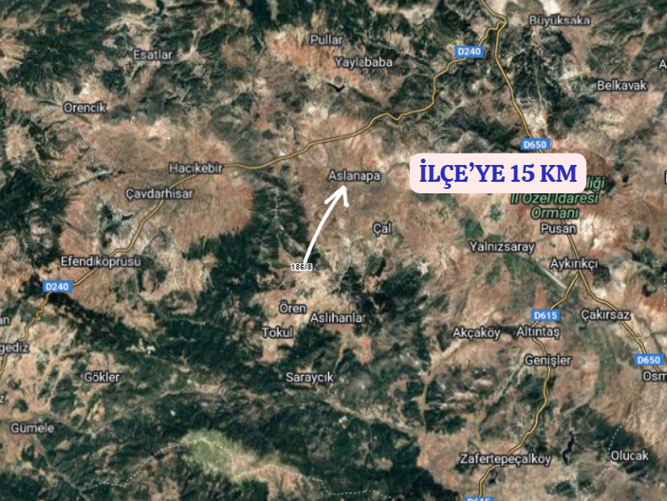 KÜTAHYA ASLANAPA ÇAMIRDIK   KÖYÜNDE 6.127  M² TARLA  SATILIKTIR - KÜTAHYA ASLANAPA fotoğraf 5