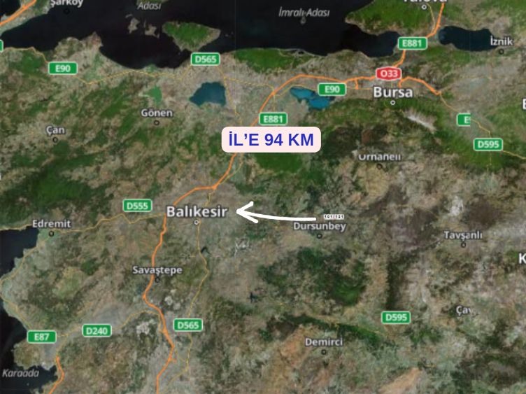 BALIKESİR DURSUNBEY TEPEKÖY MAH.1.712M² TARLA  SATILIKTIR - BALIKESİR DURSUNBEY fotoğraf 7