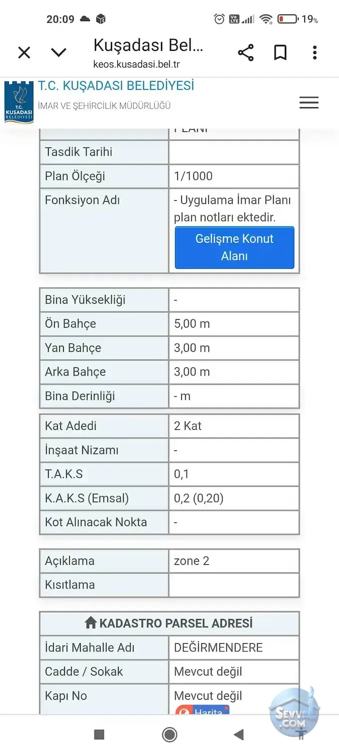 1340 M2 ARSA KUŞADASI TÜRKMENDE - AYDIN KUŞADASI fotoğraf 6