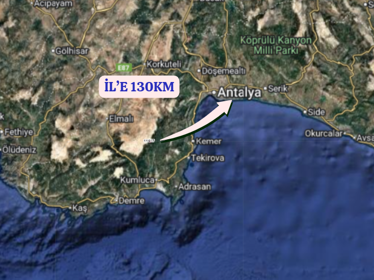ANTALYA KUMLUCA KARACAÖREN  KÖYÜNDE 760  M²   TARLA  SATILIKTIR - ANTALYA KUMLUCA fotoğraf 4