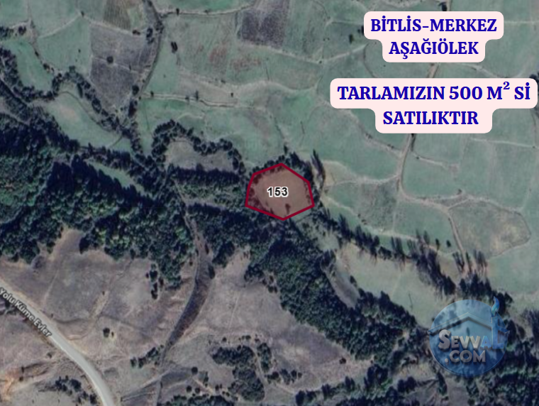BİTLİS MERKEZ AŞAĞIÖLEK KÖYÜNDE TARLAMIZIN 500 M² Sİ  SATILIKTIR - BİTLİS MERKEZ fotoğraf 2