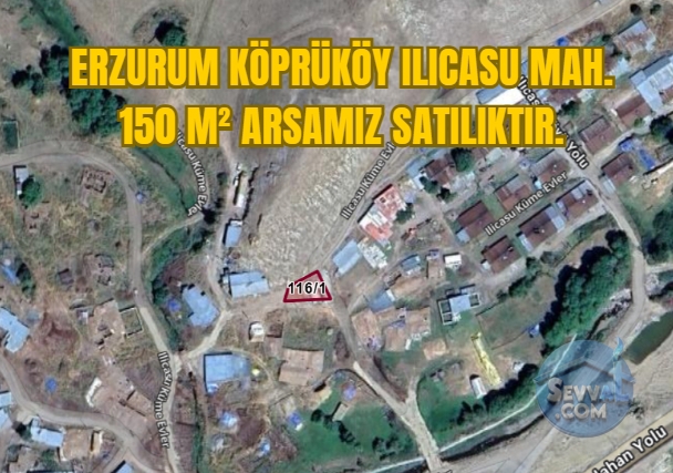 ERZURUM KÖPRÜKÖY ILICASU MAH. 150 M² ARSAMIZ SATILIKTIR. - Erzurum Köprüköy fotoğraf 10