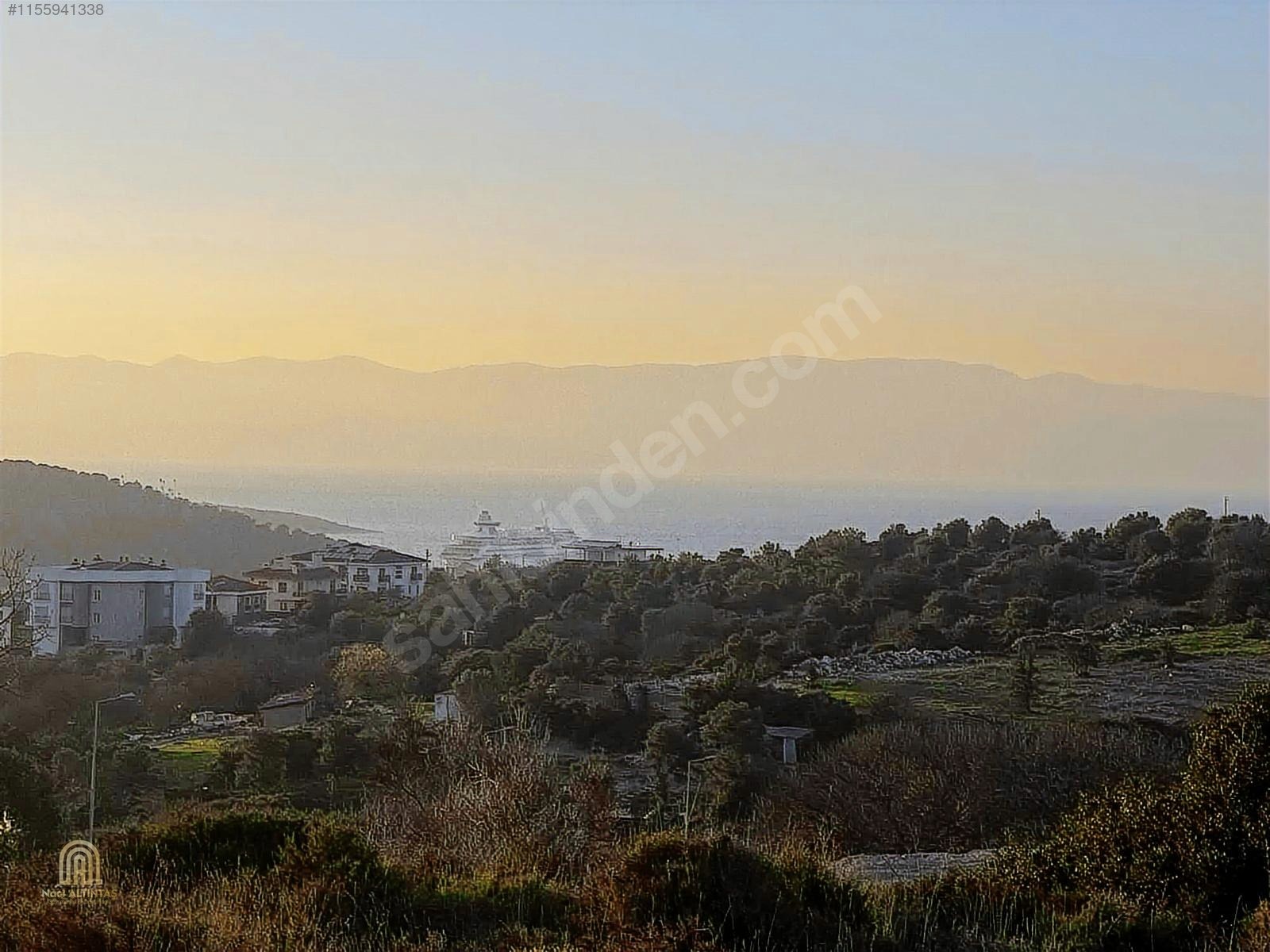 MARİNA,SAKIZ ADASI VE FULL DENİZ MANZARALI SATILIK KUPON ARSA - İZMİR ÇEŞME fotoğraf 2